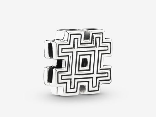 Grid Symbol Clip Charm