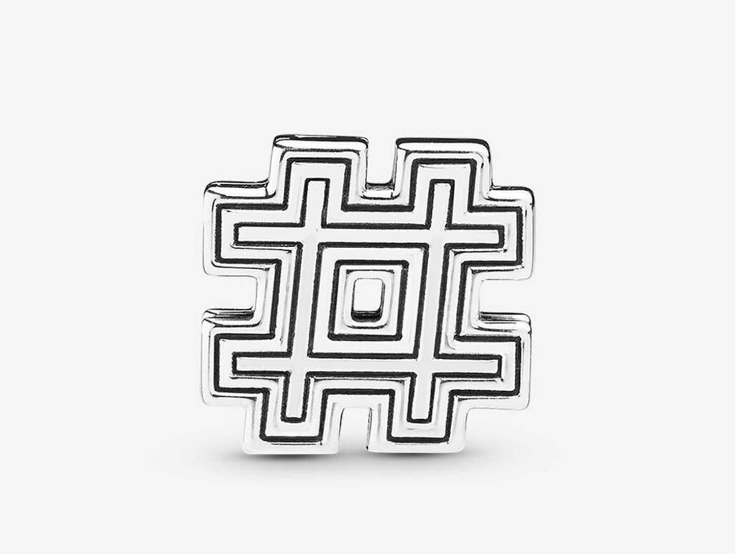 Grid Symbol Clip Charm