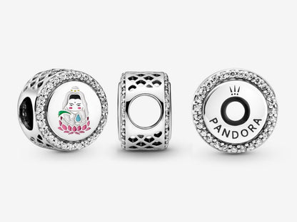 Guanyin Silver Charm