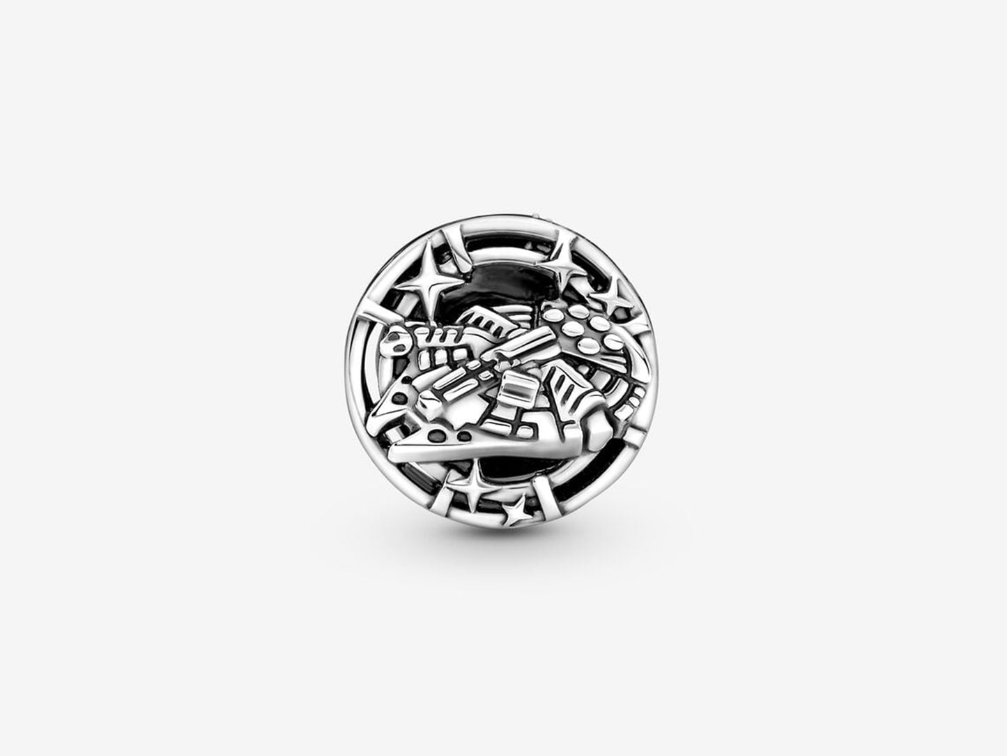 Han Solo & Leia Kiss Charm