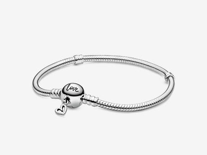 Hand-Drawn Heart Clasp Bracelet