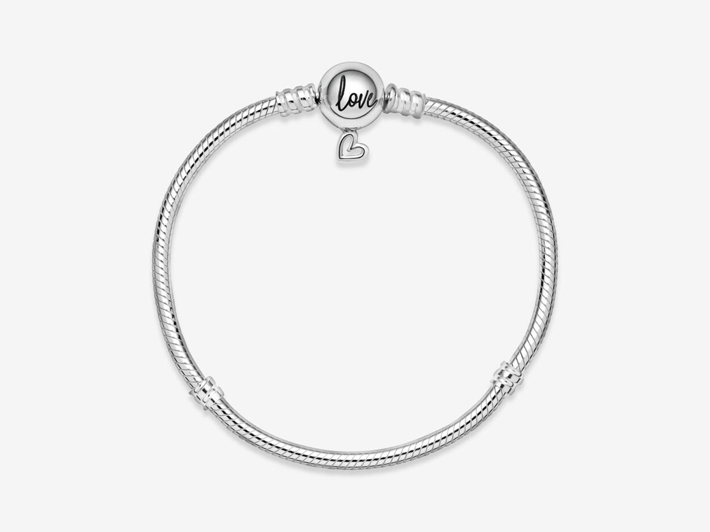 Hand-Drawn Heart Clasp Bracelet