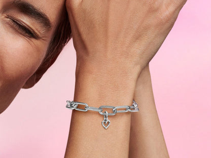 Freehand Heart Mini Dangle Charm