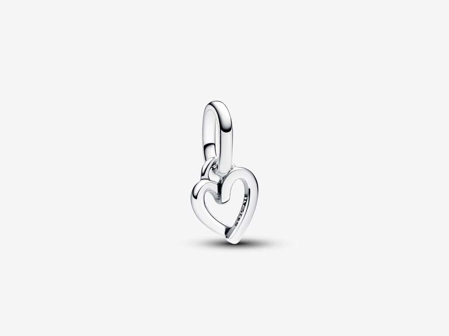 Freehand Heart Mini Dangle Charm