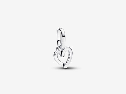 Freehand Heart Mini Dangle Charm