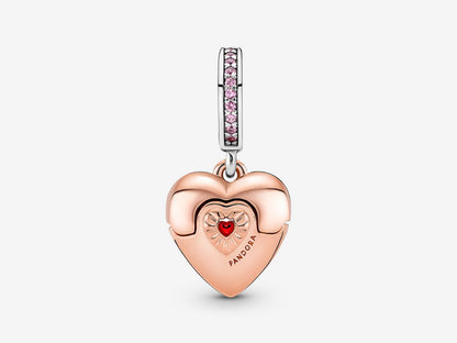 Heart-Shaped Confession Locket Charm