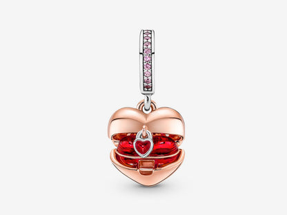 Heart-Shaped Confession Locket Charm