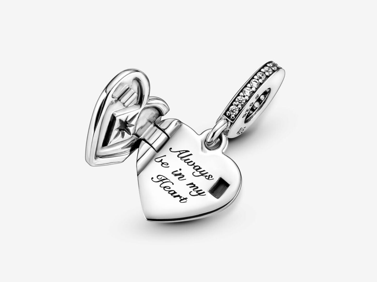 Heart-Shaped Locket Charm