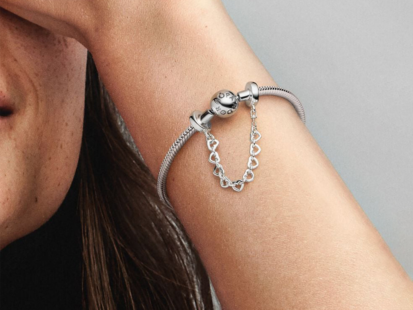 Linked Hearts Safety Chain