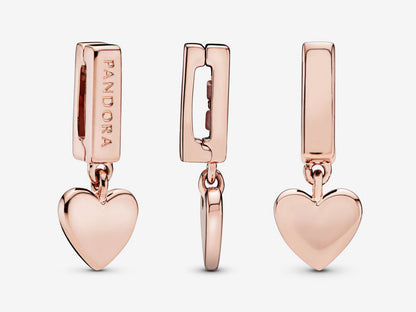 Chic Heart Clip Charm