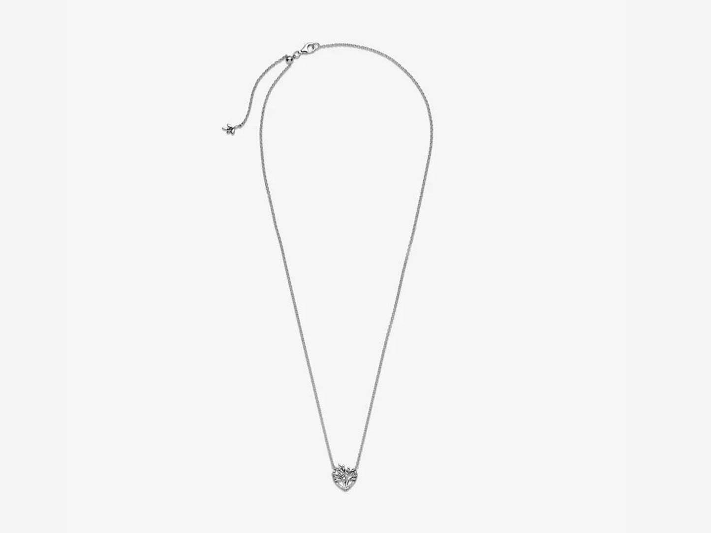 Heart Family Tree Rolo Necklace