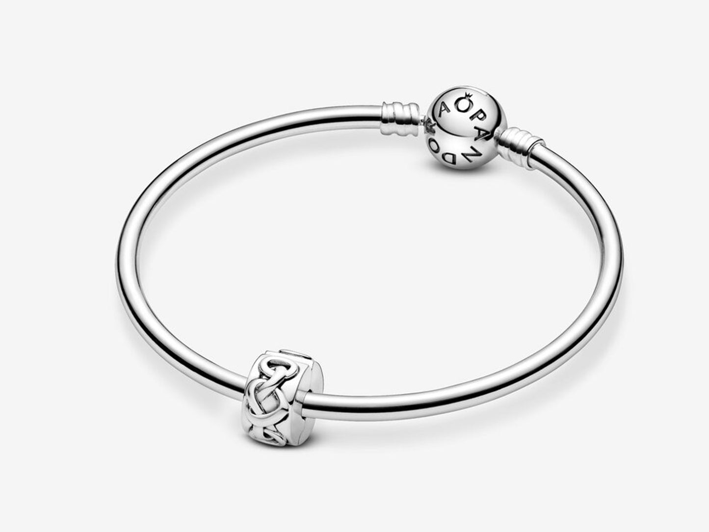 Knotted Hearts Clip Charm
