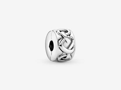 Knotted Hearts Clip Charm