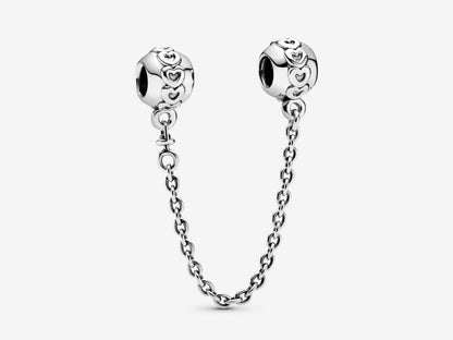 Band of Hearts Safety Chain Charm