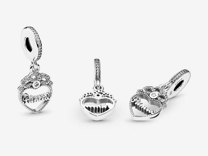 Heart Princess Tiara Charm