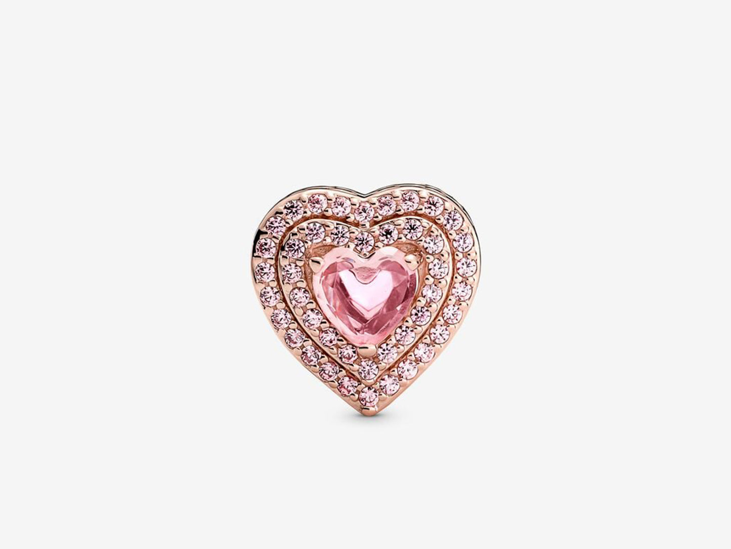 Sparkling Levelled Heart Charm