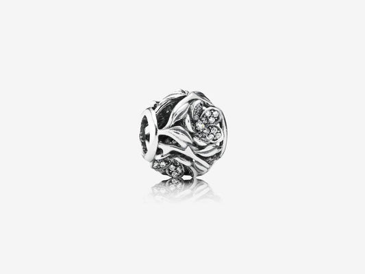 Hollow Floral Elegance Charm
