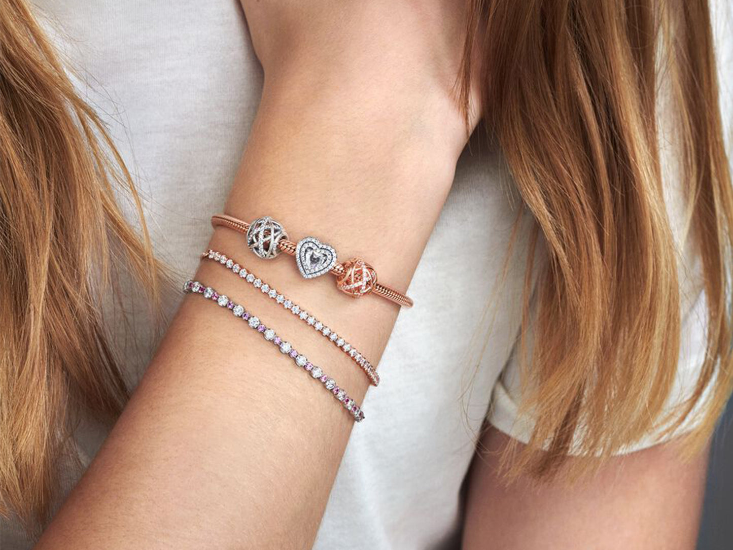 Sparkling & Polished Lines Charm