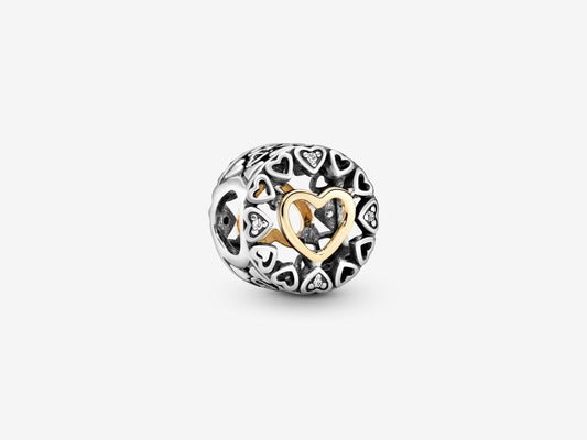 Hollow Heart Charm
