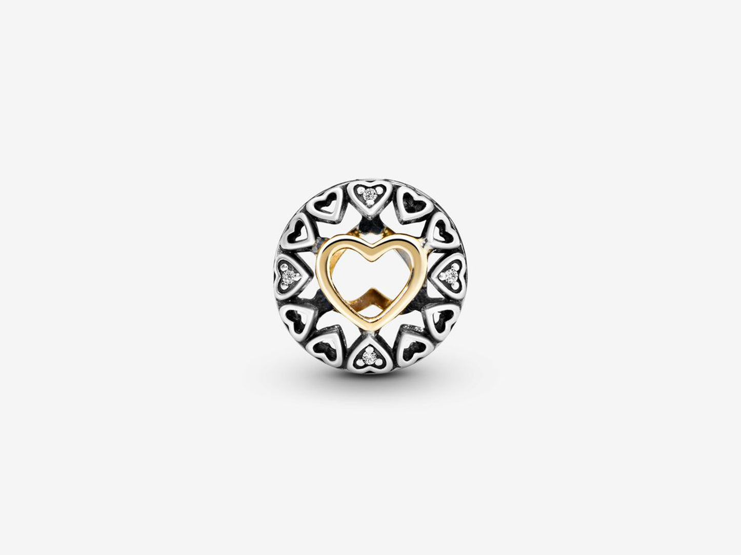 Hollow Heart Charm