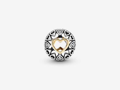 Hollow Heart Charm