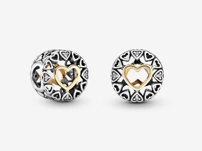Hollow Heart Charm