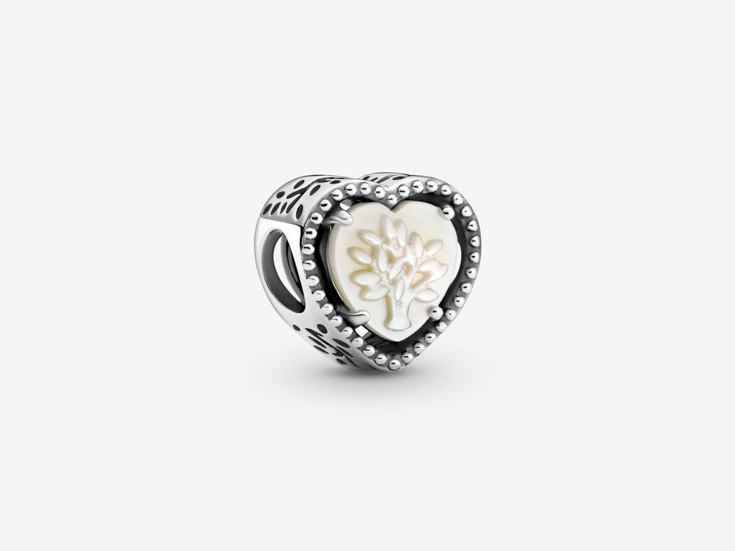 Hollow Heart & Family Tree Charm