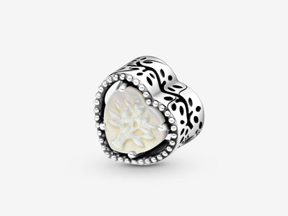 Hollow Heart & Family Tree Charm