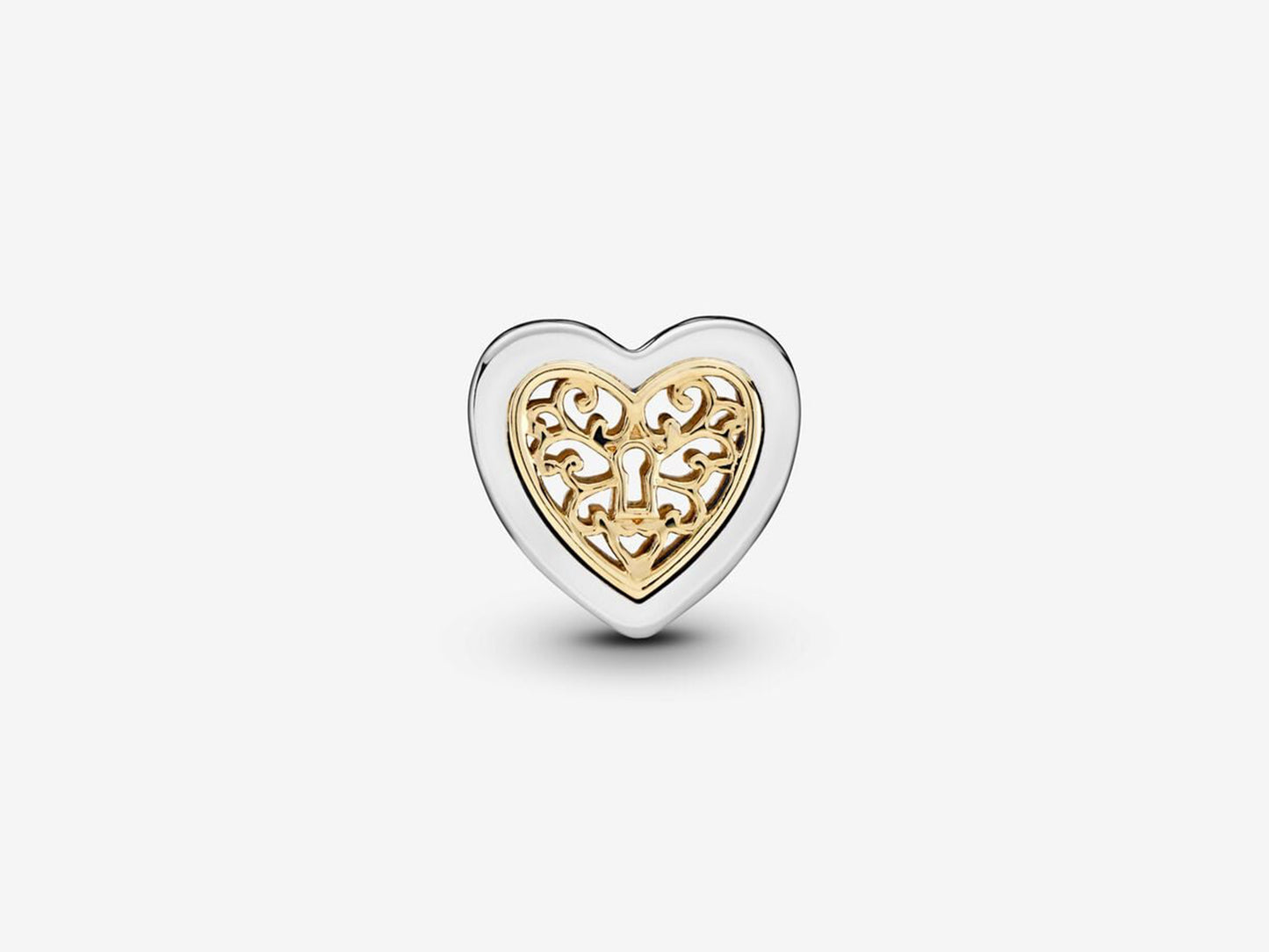 Hollow Love Heart Charm
