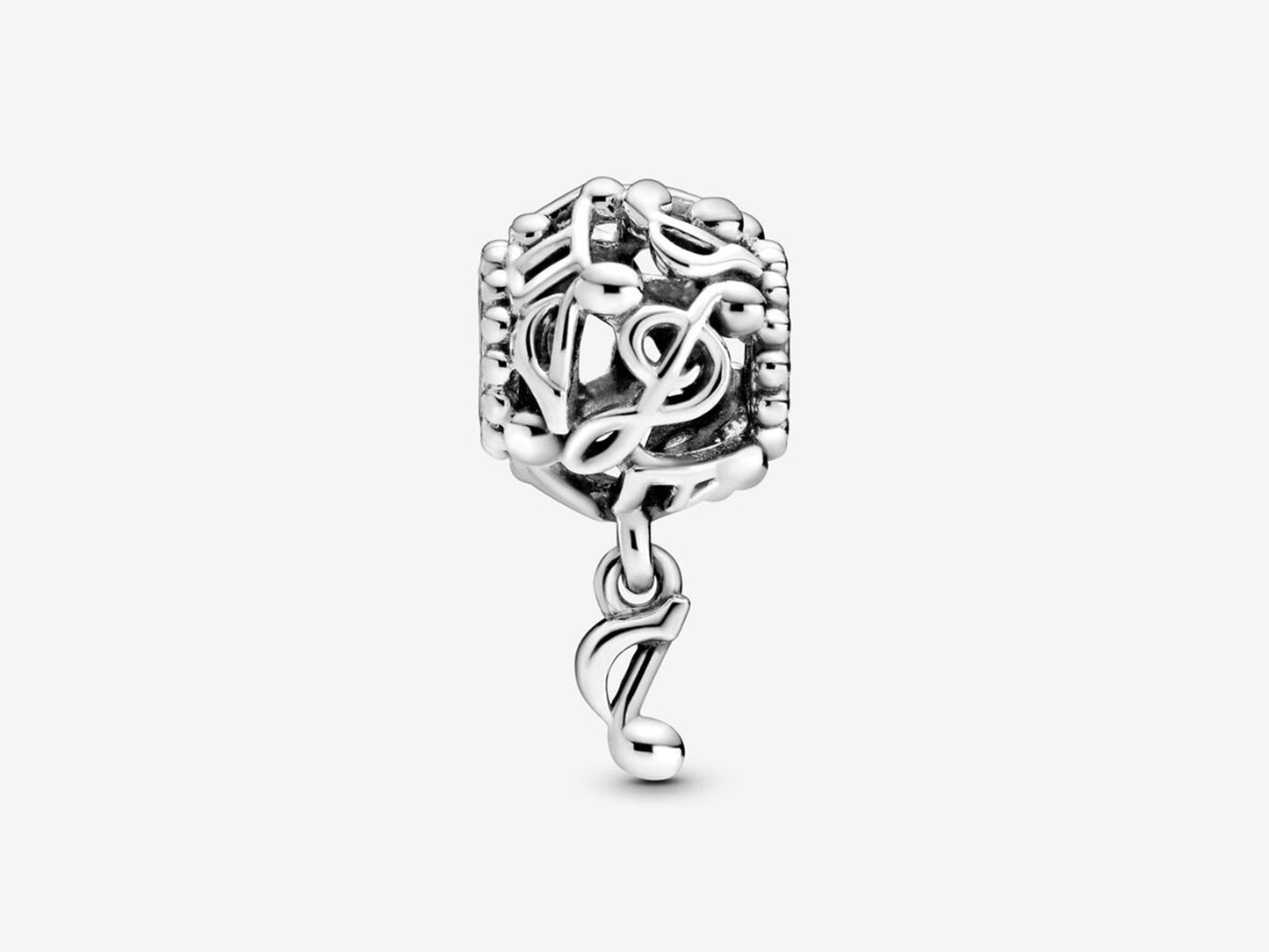 Openwork Music Notes Charm