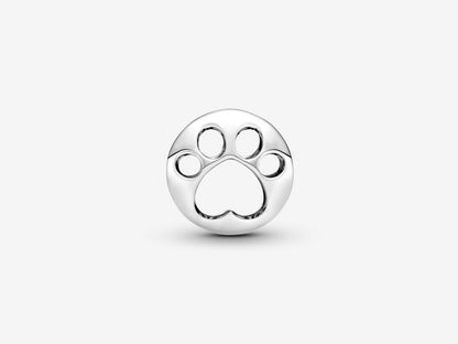 Openwork Paw Print Charm