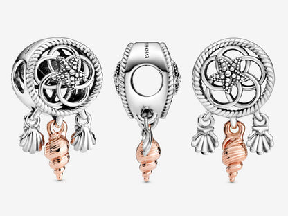 Hollow Seashell Dreamcatcher Charm
