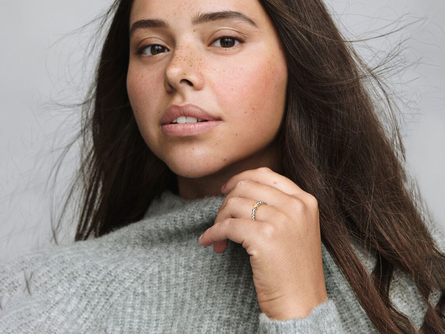 Honey Bead Elegance Ring