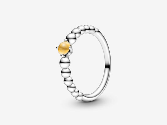 Honey Bead Elegance Ring