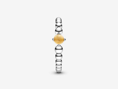 Honey Bead Elegance Ring