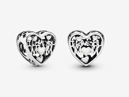 I Love You Mom Charm