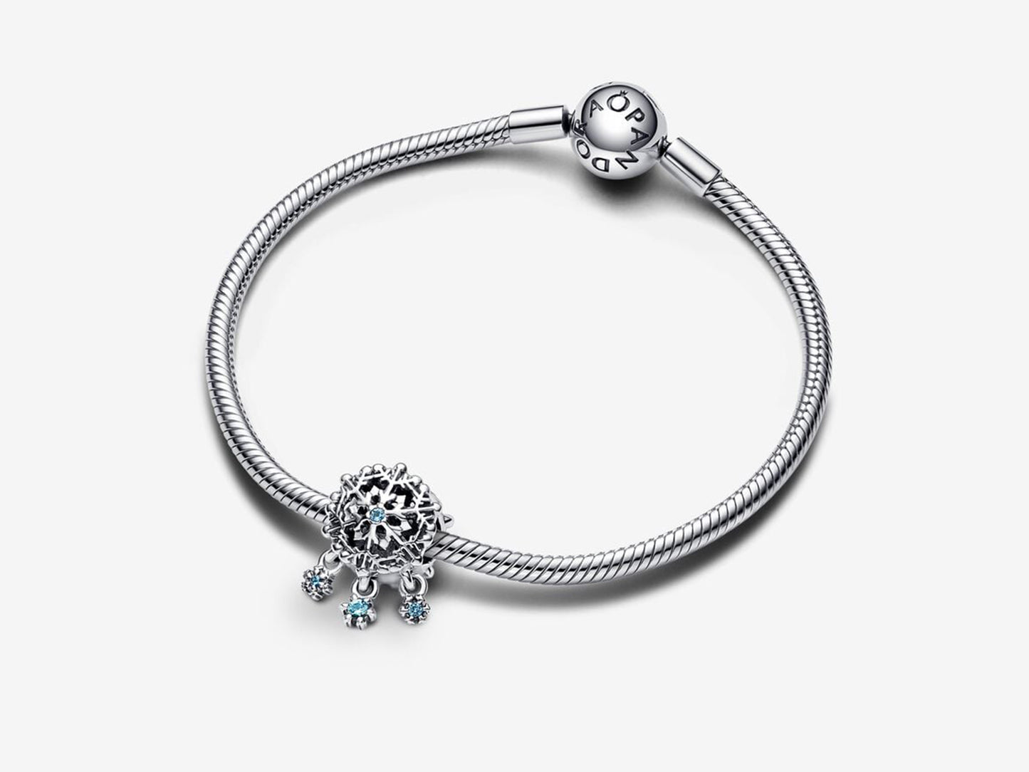 Icy Snowflake Drop Charm