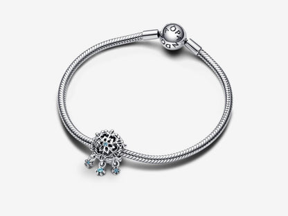 Icy Snowflake Drop Charm