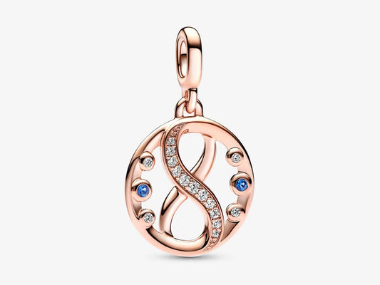 Infinity Symbol Medallion Charm