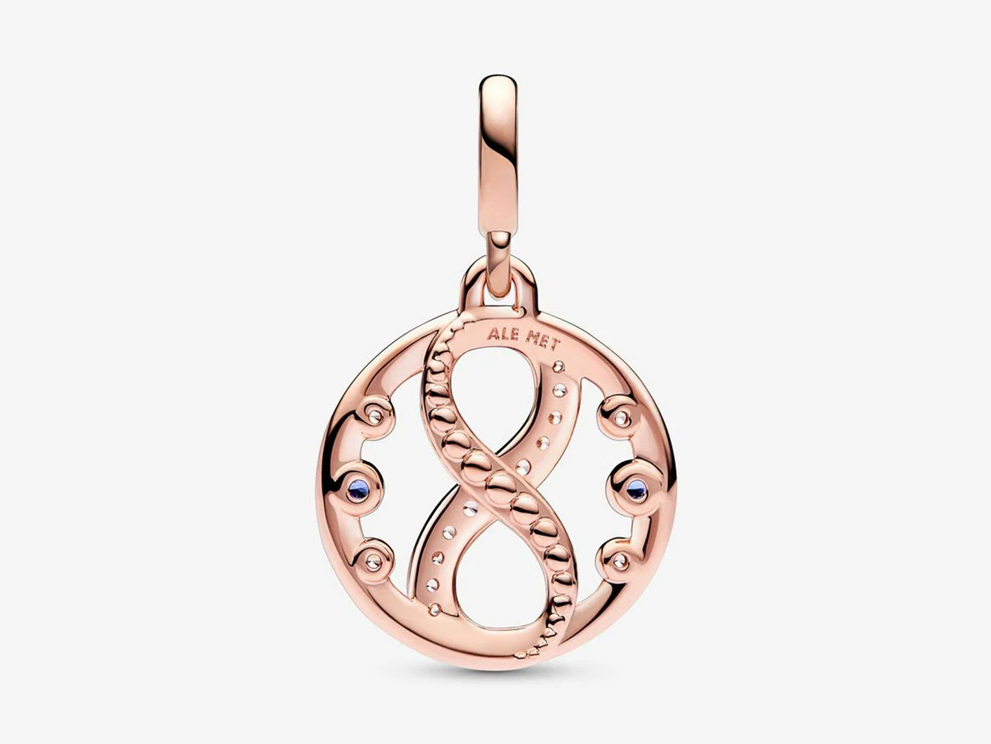 Infinity Symbol Medallion Charm