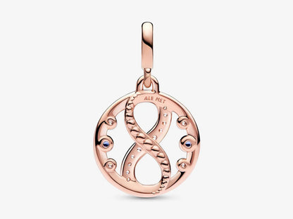 Infinity Symbol Medallion Charm