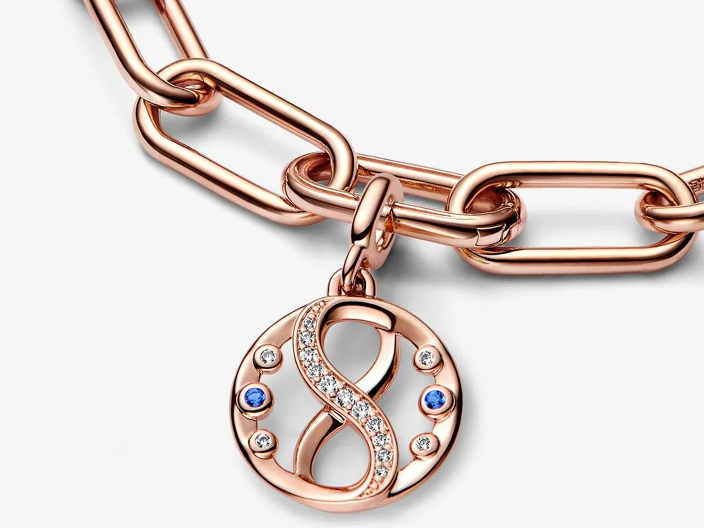 Infinity Symbol Medallion Charm