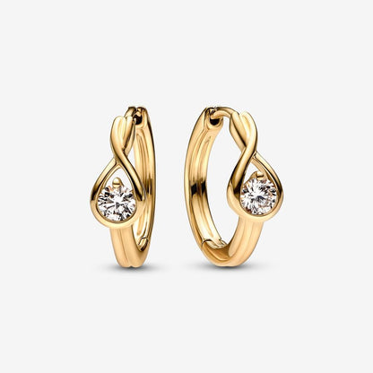 Lab-grown Diamond Hoop Earrings 0.50 carat tw 14k Gold