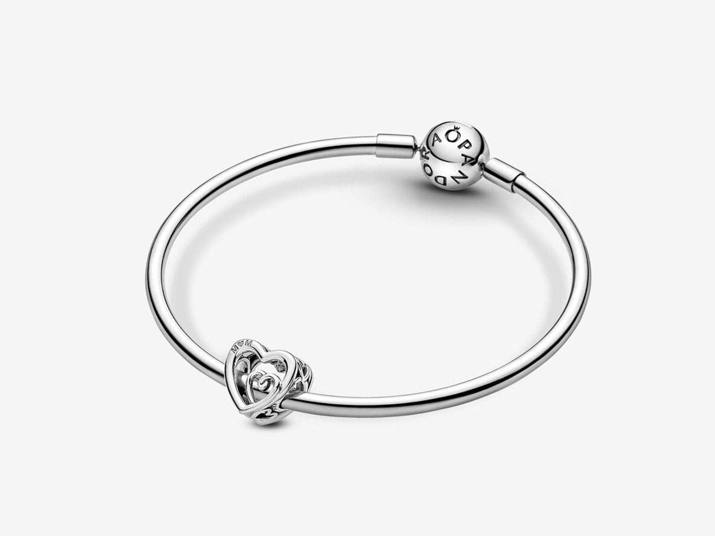 Entwined Infinite Hearts Charm