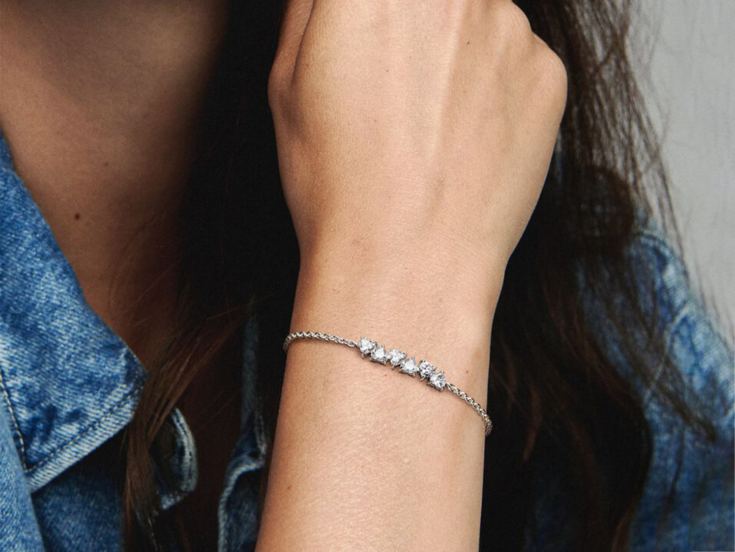 Infinite Love Heart Charm Bracelet