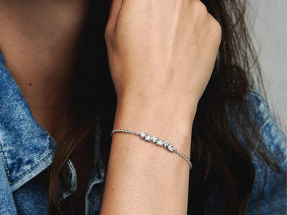 Infinite Love Heart Charm Bracelet