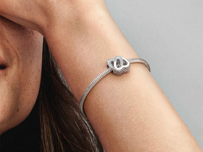 Intertwined Hearts Charm
