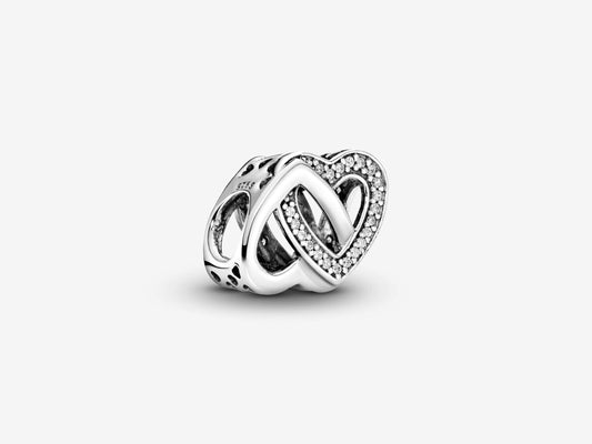 Intertwined Hearts Charm