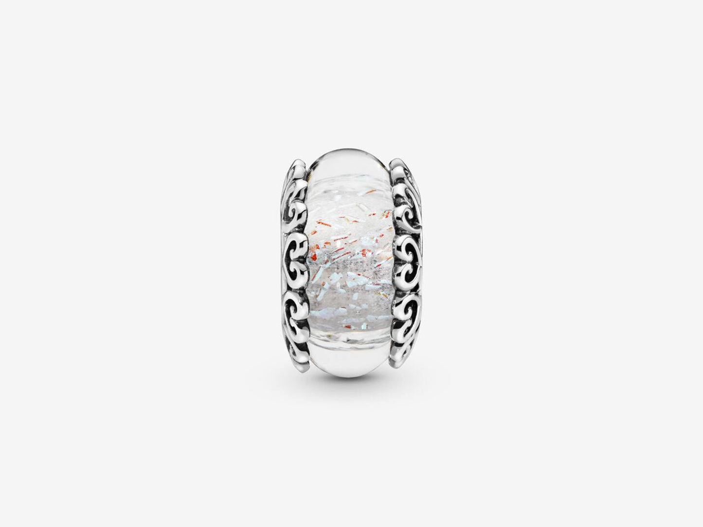 Iridescent Glass Charm