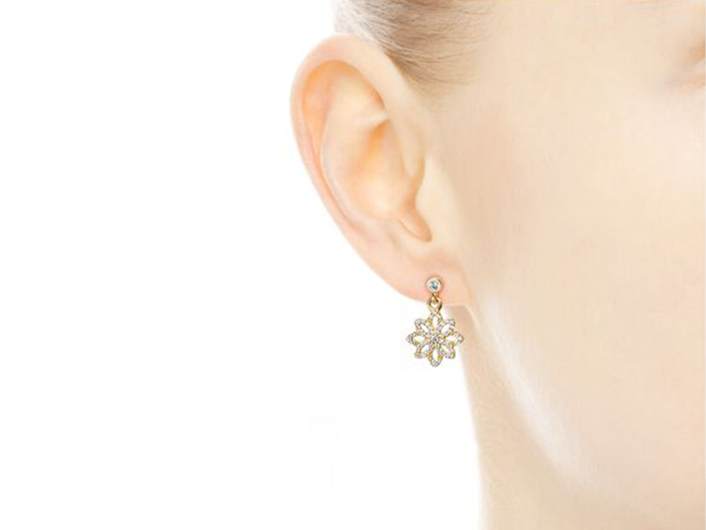 Lace Garden Pearl Drop Earrings